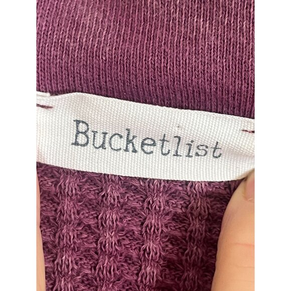 Retro Waffle Knit Shacket Pink M Oversized Neutral Preppy Boho Western Classic - Picture 2 of 9